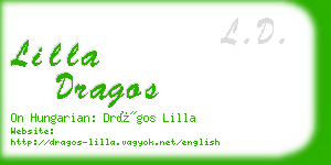 lilla dragos business card